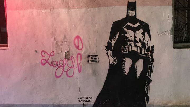 Mural Batumi’s Batman