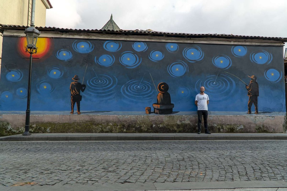 Мурал "Рыбаки"