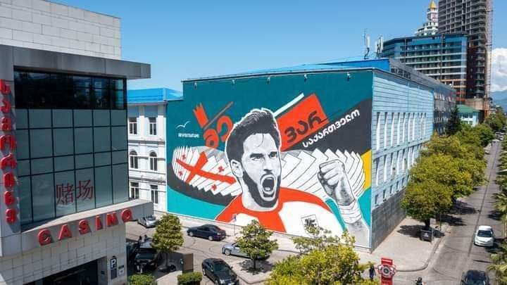 Mural of Khvicha Kvaratskhelia - 2