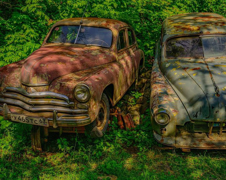 Музей-кладбище старых автомобилей в Пасанаури - 06.jpg