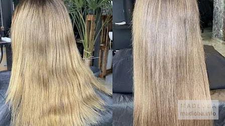 Наращивание волос в парикмахерской "beautiful_hair_batumi"