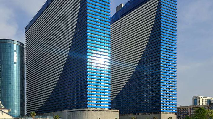 Twin skyscrapers