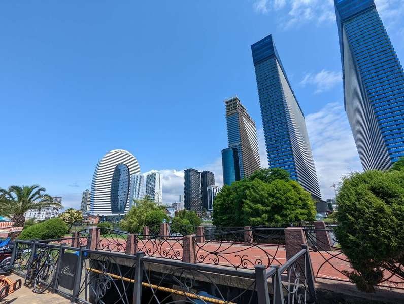 Twin skyscrapers