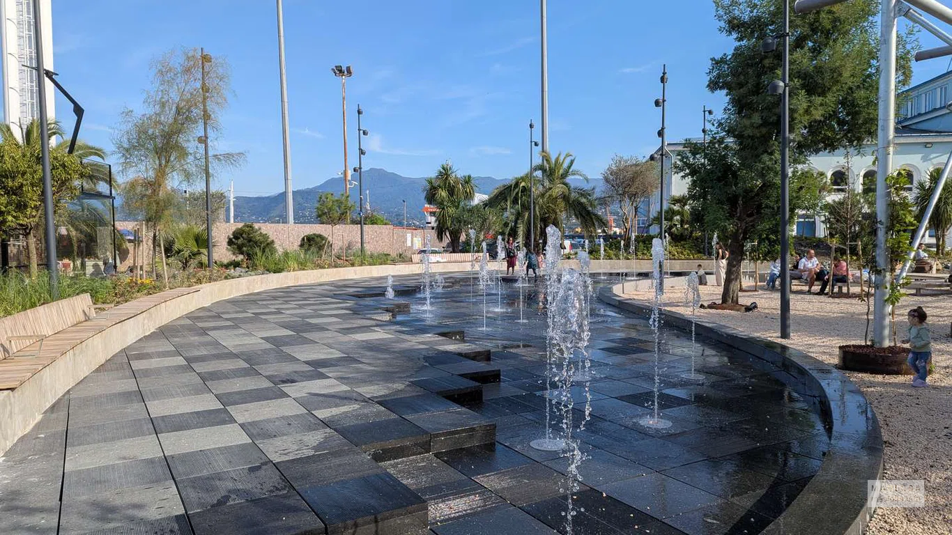 Фонтаны в Новом парке