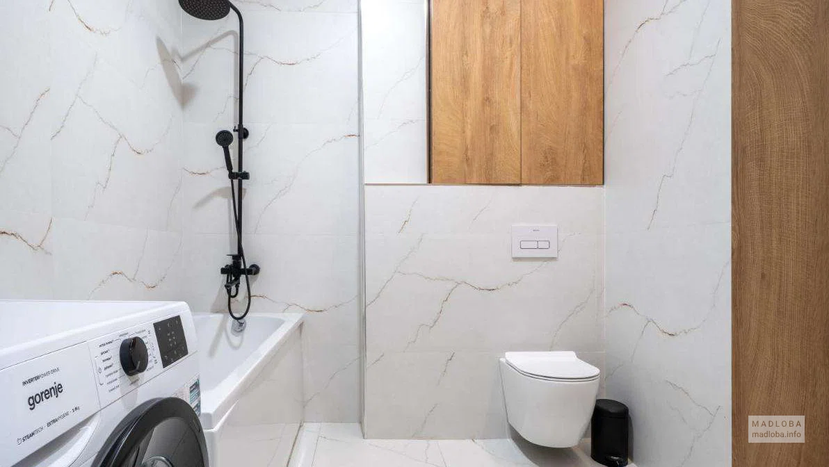 ванная комната в Niabi Loft Apartments