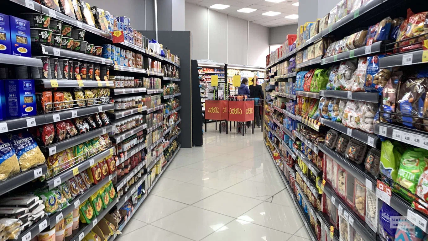 Бакалея в супермаркете Nikora