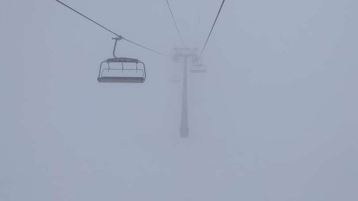 Lower station of the cable car "Shino"