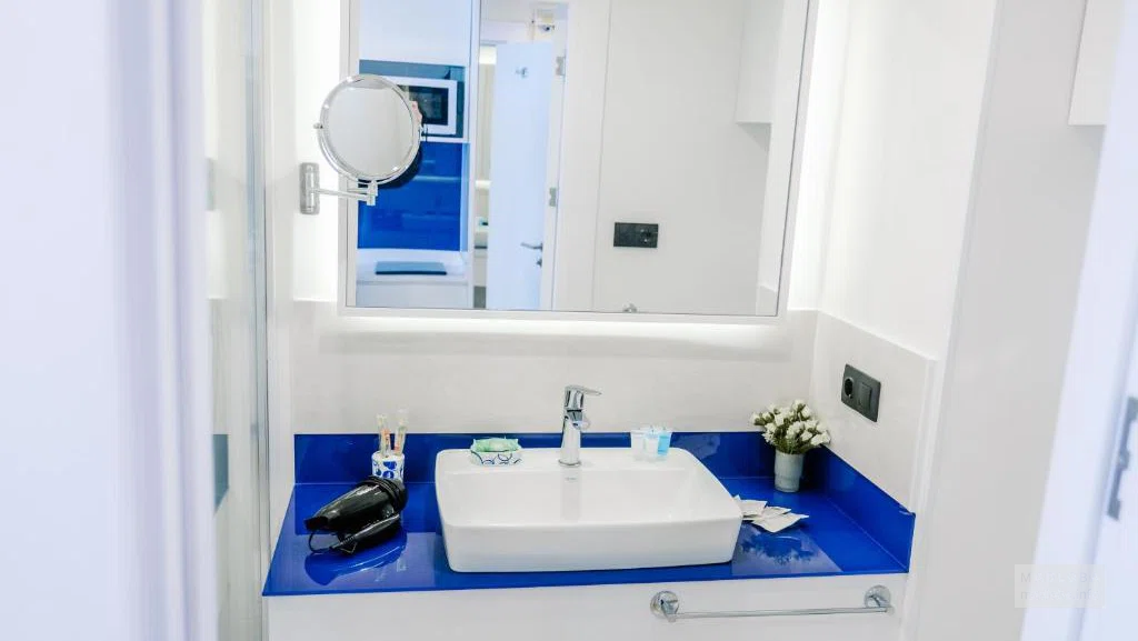 Ванная комната в отеле ОРБИ Сити