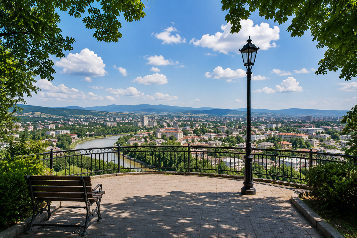 Observation deck in the Youth Park