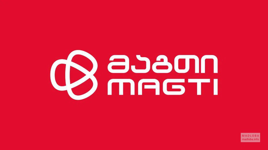 Логотип оператора сотовой связи "Magti"