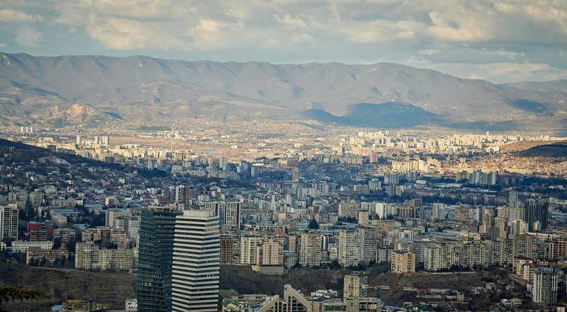 Тбилиси вид сверху