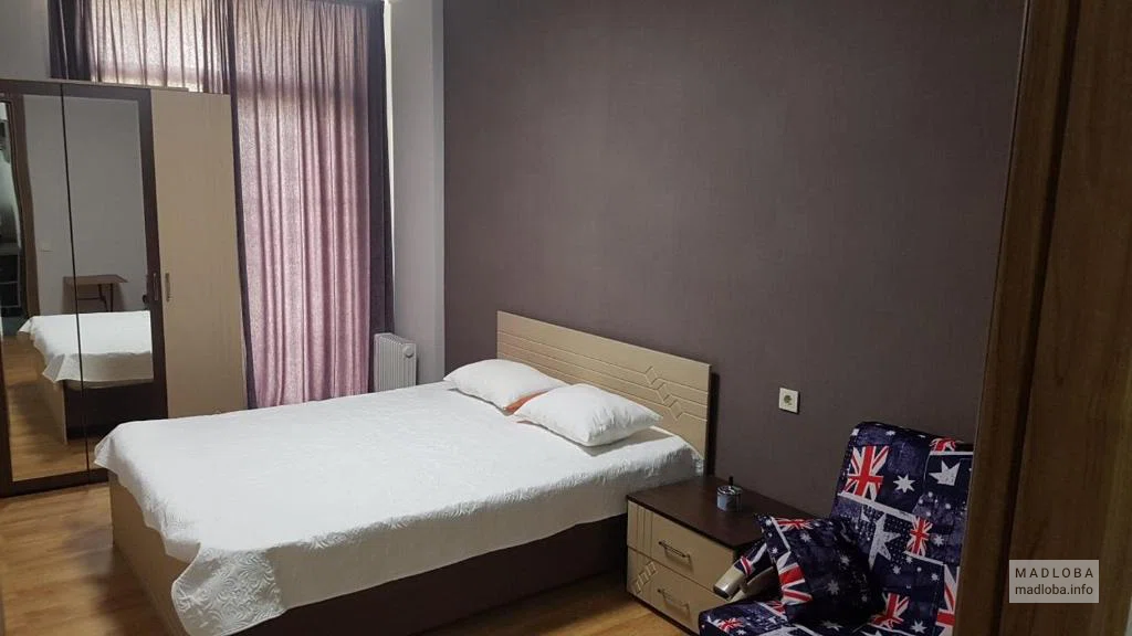 Спальня в отеле ОРБИ ПЛАЗА