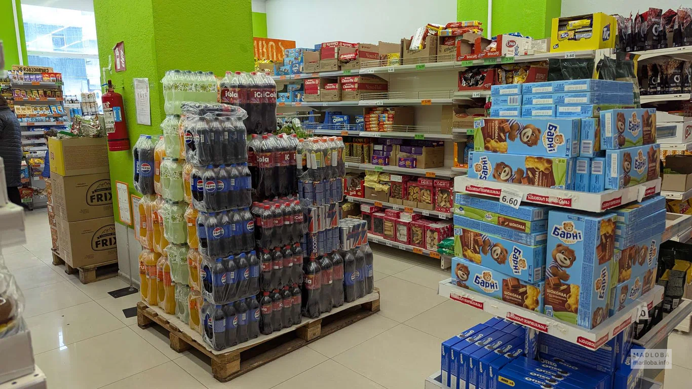 Напитки в супермаркете Ori Nabiji