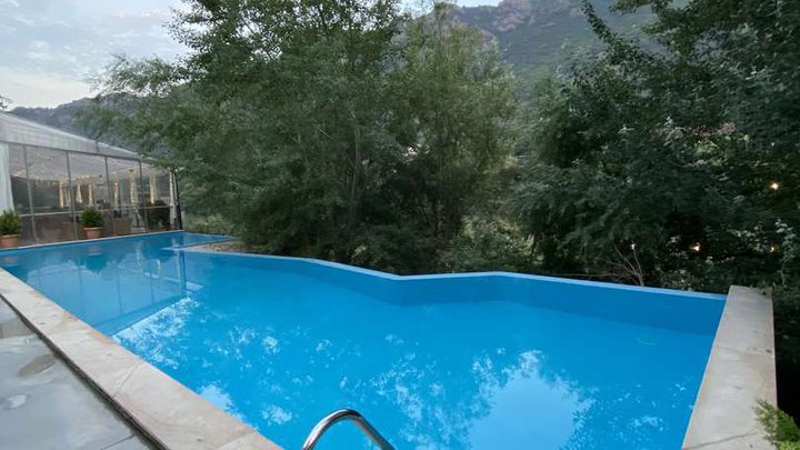 Outdoor pool at The Balcony Hotel