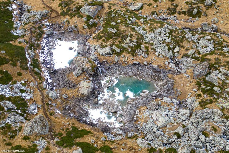 Озера Абуделаури осенью - Зеленое озеро, Голубое озеро и Белое озеро - 1.jpeg