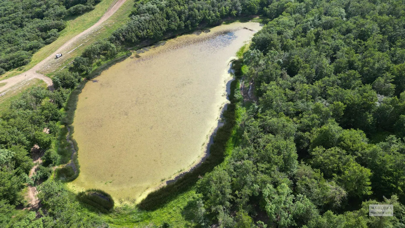 Озеро Чили по форме напоминающее каплю воду