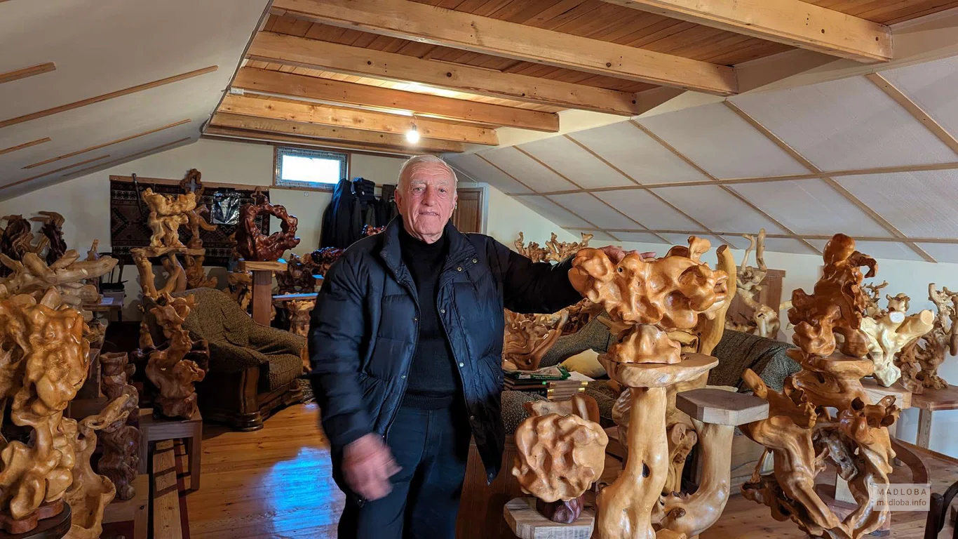 Gela Khuntsaridze from Tskaltubo: A Living History of wood sculpture