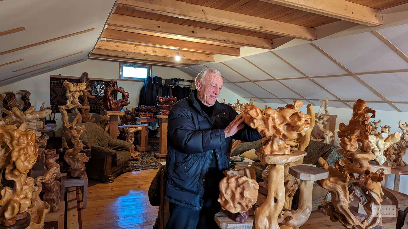 Gela Khuntsaridze from Tskaltubo: A Living History of wood sculpture