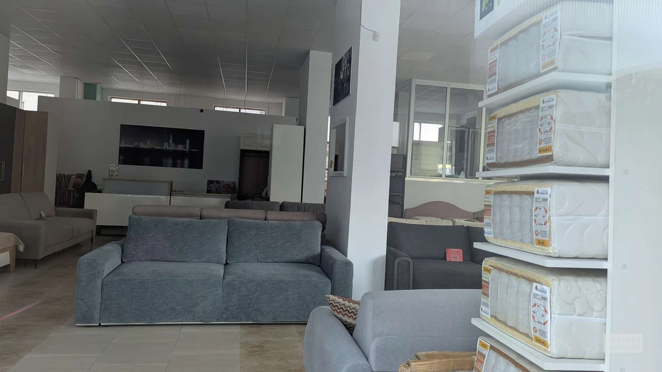 Интерьер магазина товаров для дома Зеленый дом