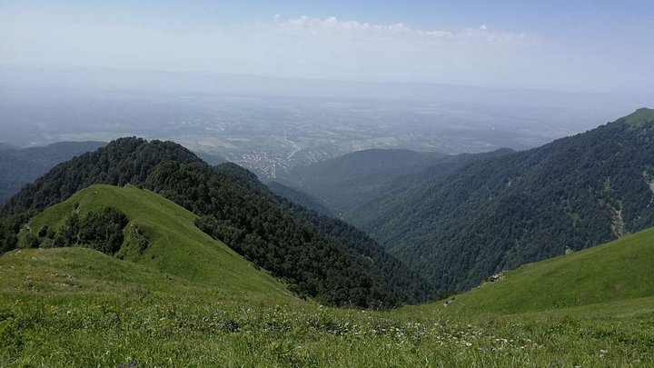 Panoramic view of Lagodekhi