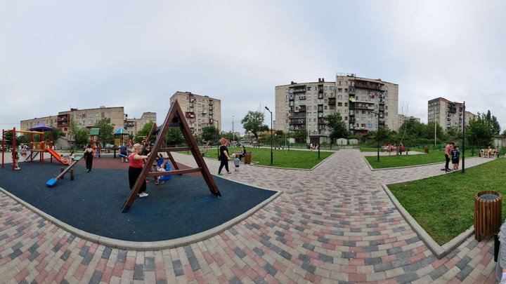 Recreation park with children's playground "Square"
