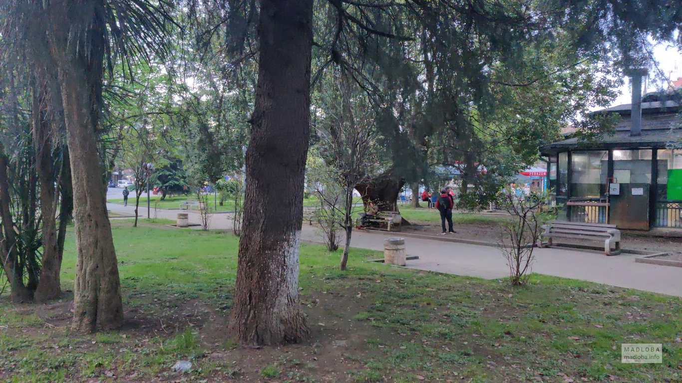 Парк возле Кафедрального собора Батуми