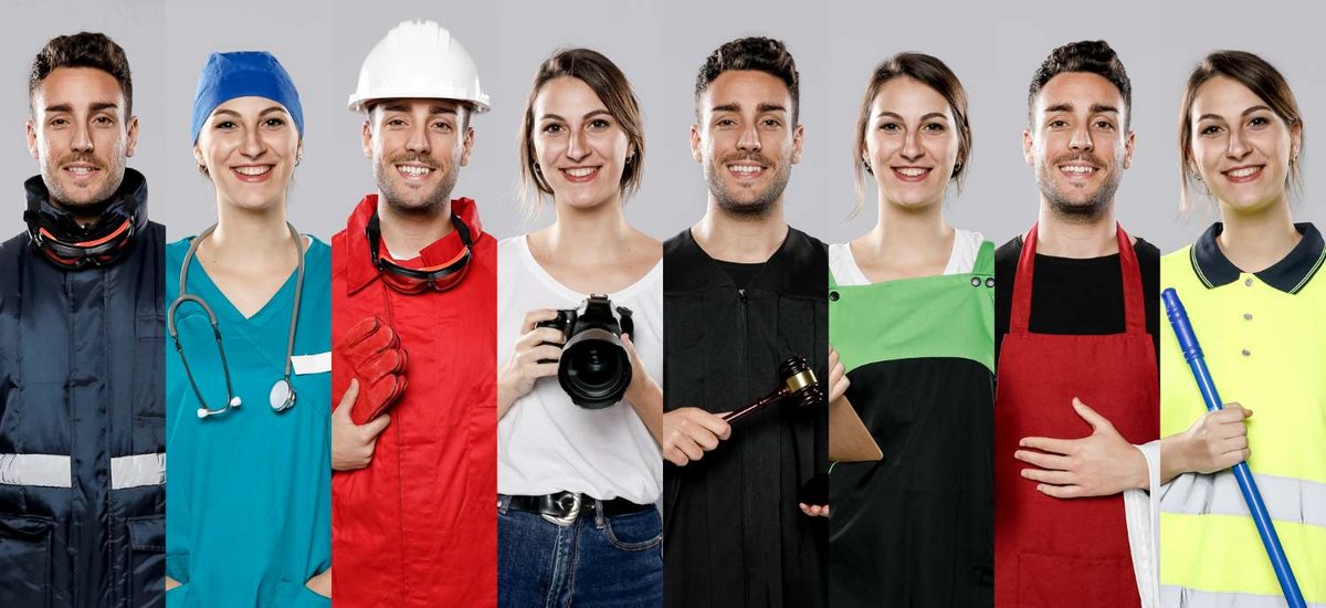 People of different professions