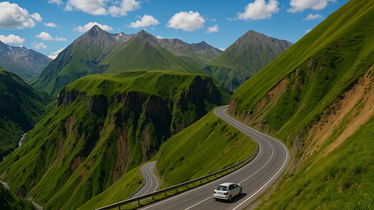 Перевал  в Грузии