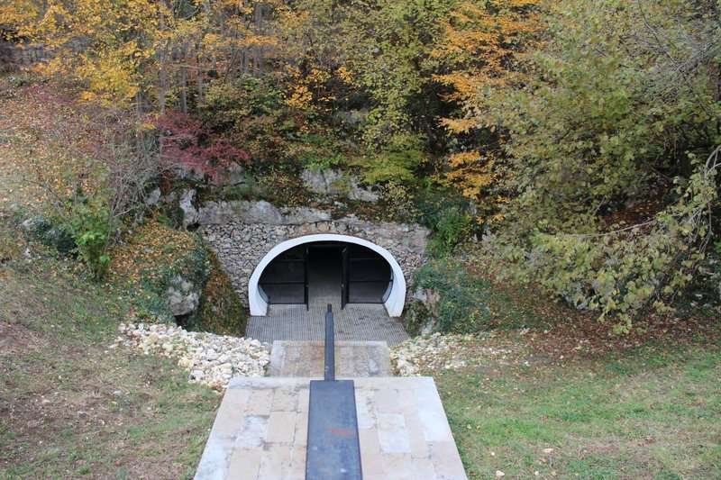 Entrance to the Navenakhevi Cave