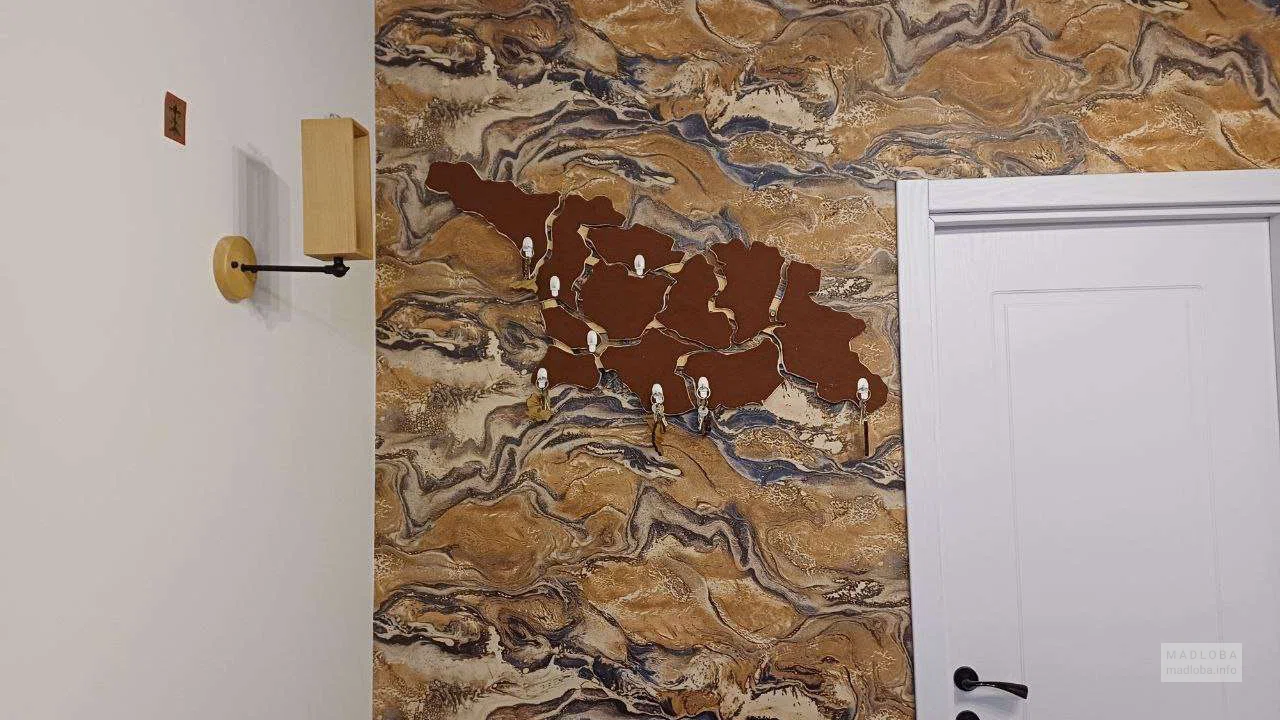 Интерьер в грузинском стиле в отеле Pesvebi