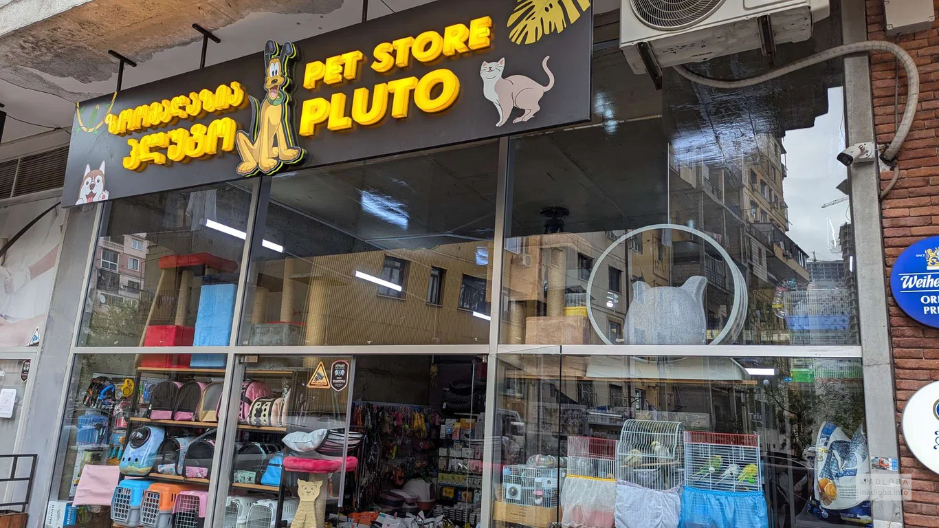 Pet Store Pluto — зоомагазин в Батуми с товарами для животных