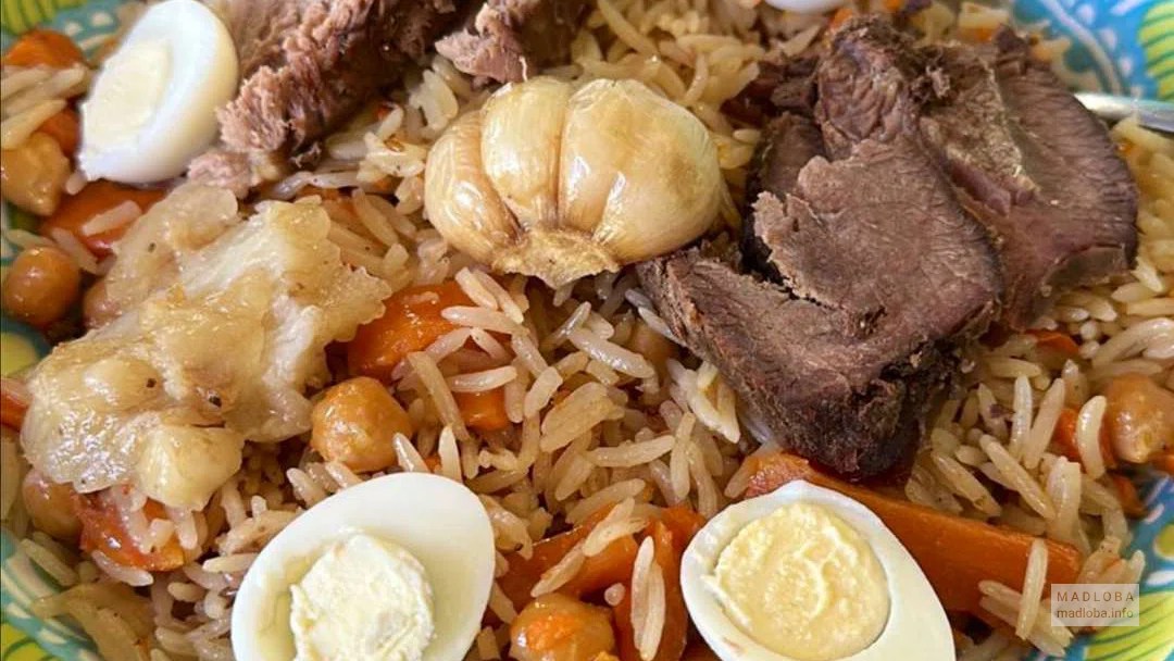 Плов в меню Plov Lagman Halal Uzbek Kazakh Cuisine