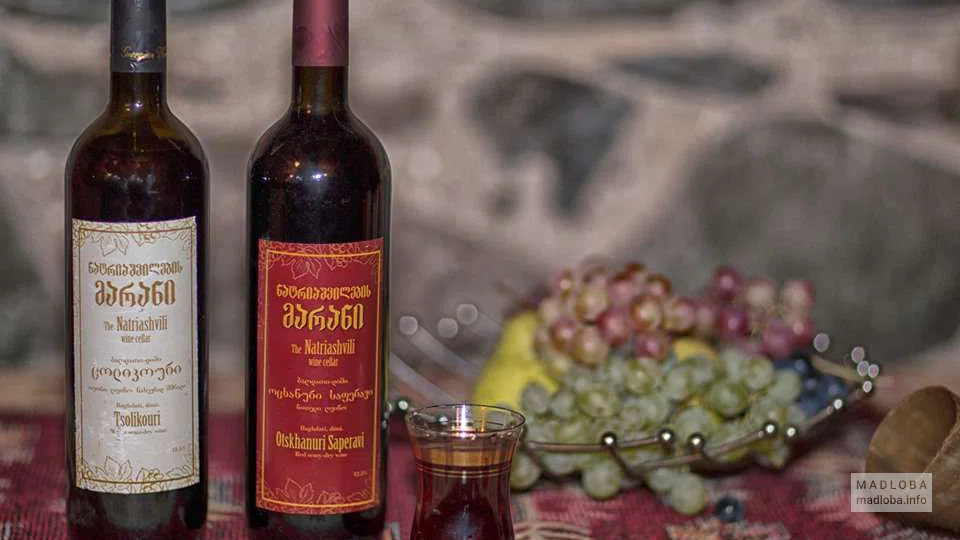 Вино из винодельни Натриашвили в Дими
