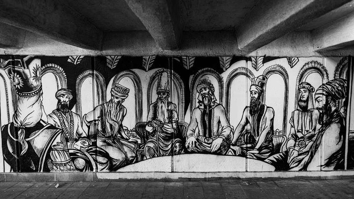 Underpass with graffiti (Baratashvili Square)