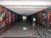 Подземный переход с граффити (парк Ваке)