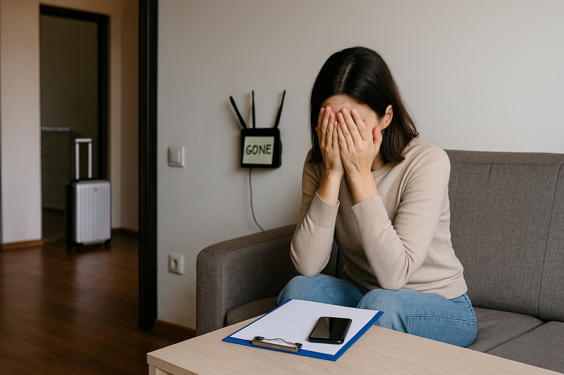 Problems when searching for housing