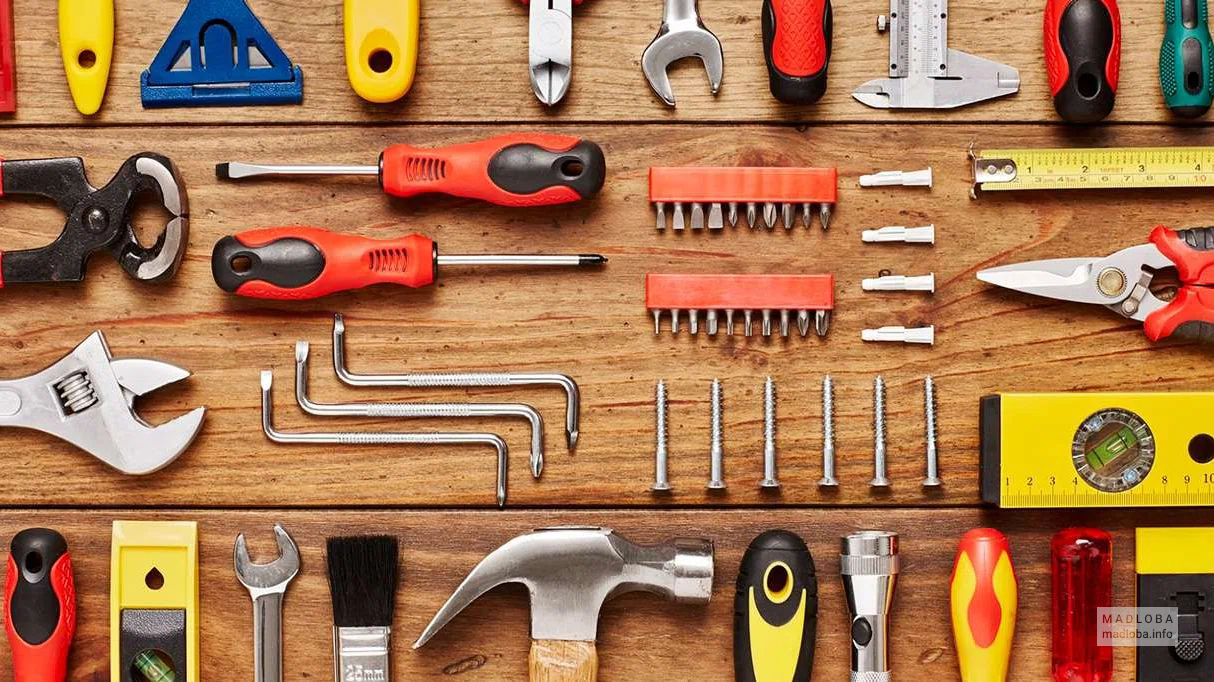 Разнообразные инструменты для ремонта доступны в прокате