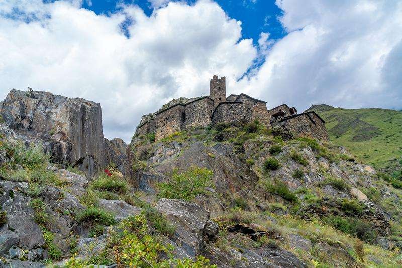 The village of Mutso in Pshav-Khevsureti