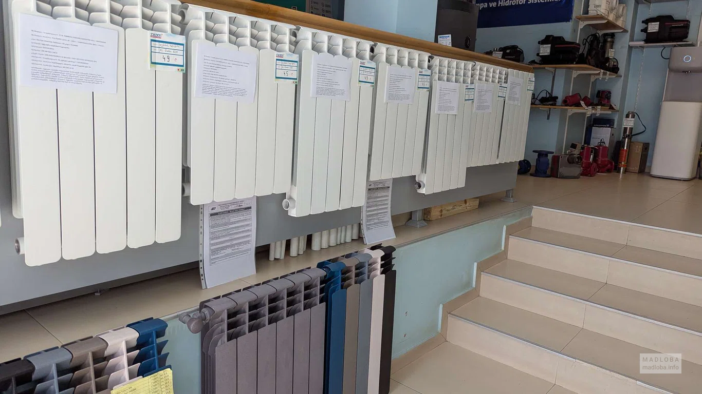 Радиаторы в магазине Qebuli Climate