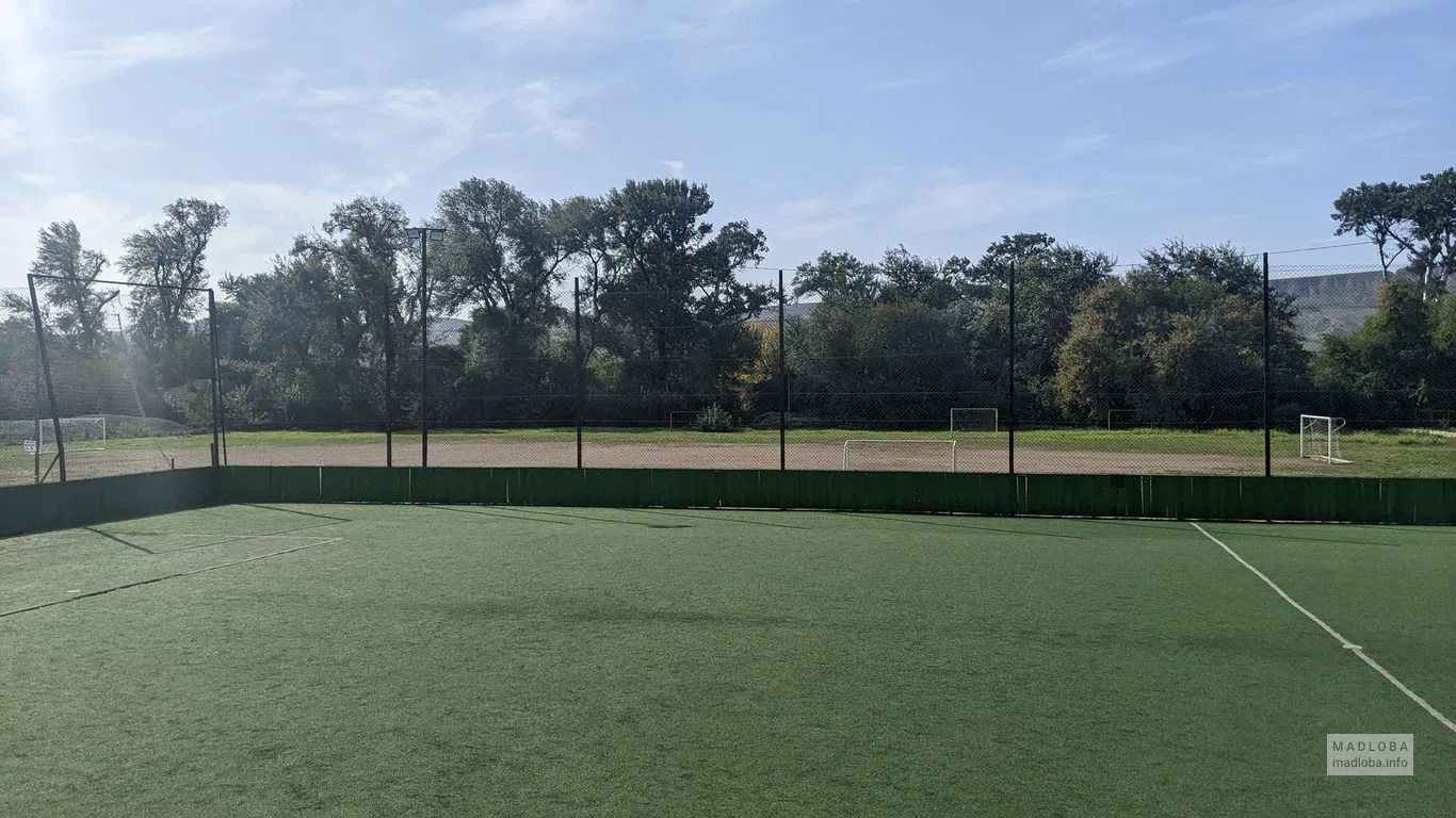 Футбольная площадка в парке Рустави