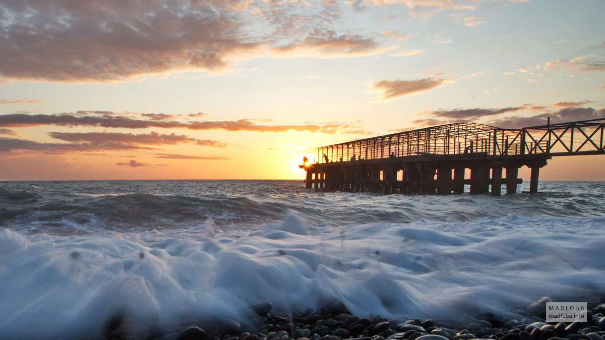 Fishing pier Kobuleti