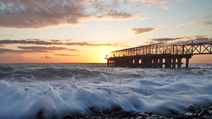 Fishing pier Kobuleti