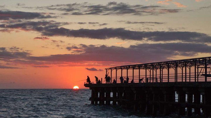 Fishing pier Kobuleti