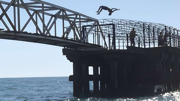 Fishing pier Kobuleti