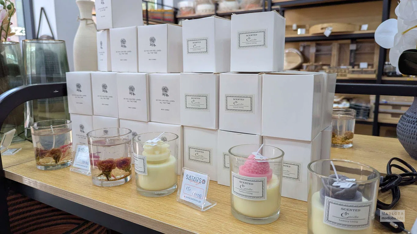 аромасвечи в магазине Satavs
