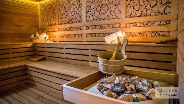 Sauna Orbi City парилка с камнями