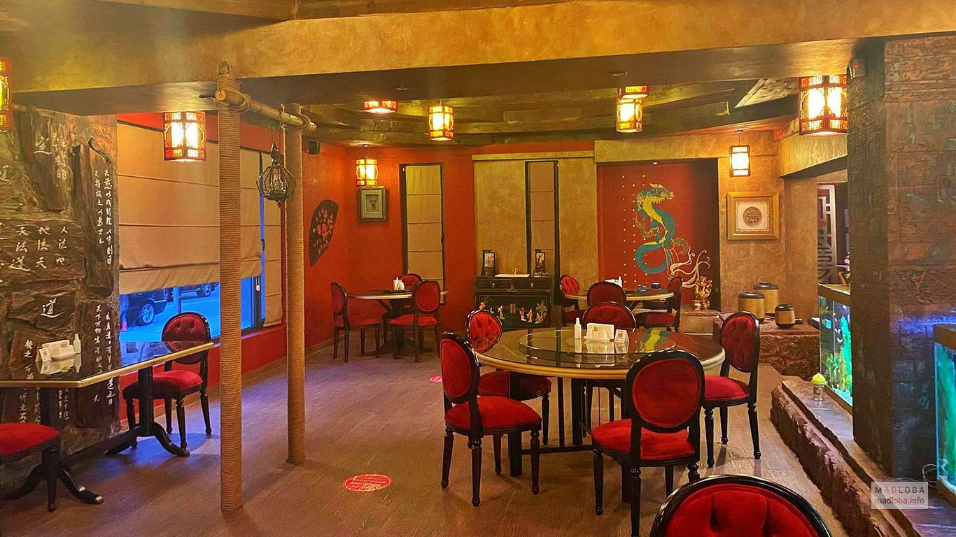 Оформление ресторана Siang-Gan