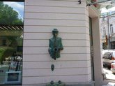 Sculpture of a saxophonist