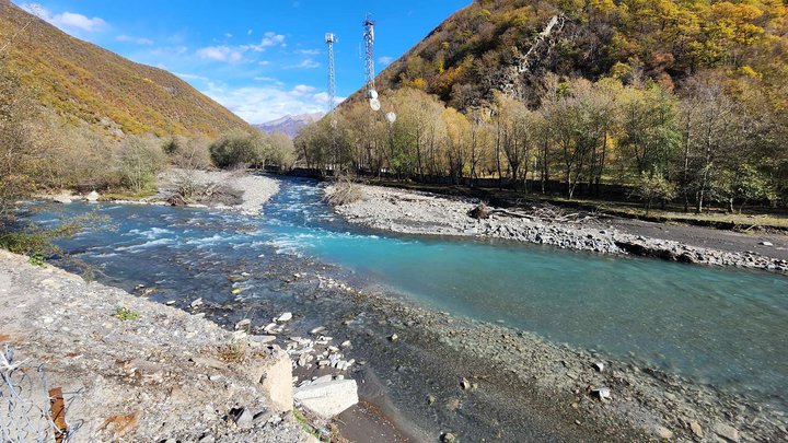 Observation deck (merging of white and black Aragvi)