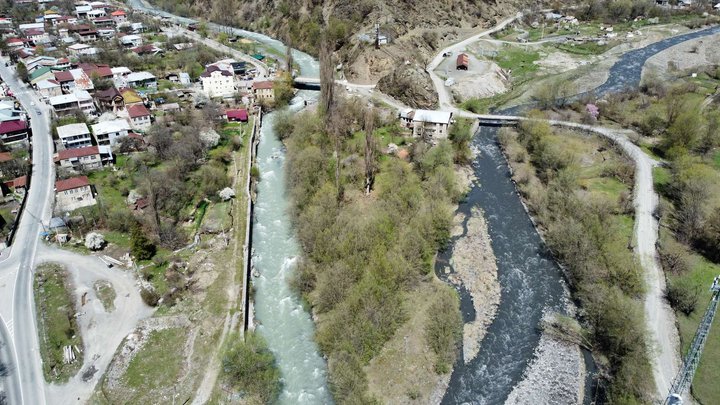 Observation deck (merging of white and black Aragvi)